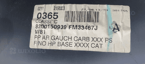 Boczek tapicerka lewy tył roleta Renault Espace IV 8200150939 3