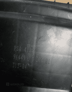 Obudowa filtra powietrza Peugeot 407 3.0 V6 9644909580 3