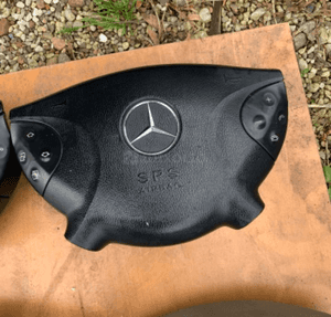 MERCEDES e211 g 463 poduszka air bag  kierowcy czarna szara beżowa ORYGINAŁ 4