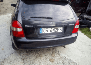 Mazda 323f bj 98-03 Zderzak tylny tył w kolor 16W 5