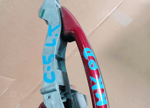 Klamka lewy tył tylna lewa Citroen C5 III KKQD 9680168680 4
