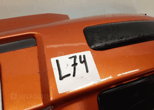 Zderzak przód przedni fiat panda 505 pomarańczowy rudy 2