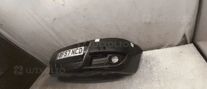 Zderzak przód przedni do fiat doblo fl lift 632 czarny mat halogeny 3