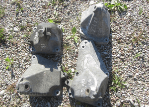 mercedes łapy aluminiowe silnika m271 m272  m273 m137 lewa prawa poduszka 3