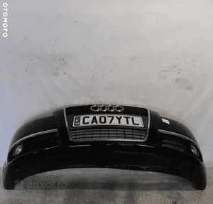 Zderzak przód przedni audi A6 C6 halogeny LY9B czarny 1