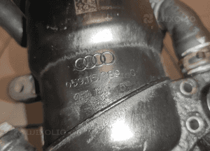 Audi 3.0TDI A7 4G8 A6 C7 podstawa obudowa filtra oleju kpl oryginał bdb 10