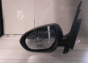 Lusterko lewe mazda 2 5PIN czarny mat 2