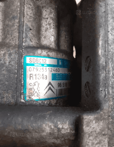 KOMPRESOR KLIMATYZACJI CITROEN PEUGEOT SD6C12 1351F SANDEN 9651910980 6