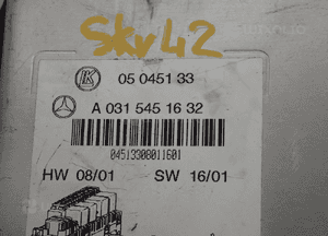 Moduł sterownik sam mercedes W220 A0315451632 3