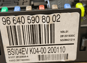 Citroen C4 Picasso I moduł sterownik BSI K01 K04 96640587800 R 966689568002 2