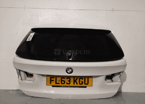 Klapa tył tylna bagażnika bmw F31 F30 kombi touring mineralweiss biała 5