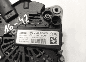 Alternator peugeot 208 i 1.2 thp 9670899580 2016-2019 lift 6