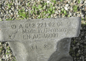 mercedes łapy silnika om 642 m 113 om 646 vito viano 6