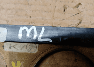 Osłona ramka konsoli dekor drewno Mercedes ML W163 8