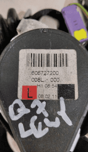 Pas bezpieczeństwa przód przedni prawy lewy audi Q7 4L 606727200 606727300 2