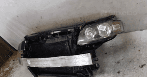 Pas przedni audi A3 8P 2.0TDI belka okular chłodnica wody wentylator obudowa zamek komplet 3