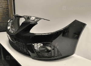 ^ ZDERZAK PRZÓD PRZEDNI SEAT LEON 2 II LIFT FL FR LC9Z CZARNY HALOGENY 3