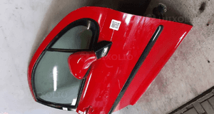 Drzwi przód przednie prawe peugeot 207 kkn czerwony 3D 3 drzwi 3