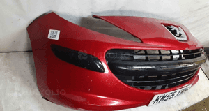 Zderzak przód przedni peugeot 207 ekqd bordo bordowy 3
