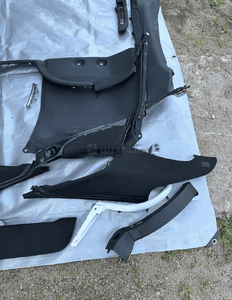 MERCEDES s 222 osłona plastik listwa progu plecy słupek 4