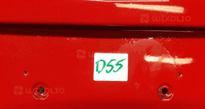 Zderzak tył tylny opel corsa d Y547 czerwony 5D 5 drzwi hb 2