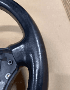 MERCEDES C 203 kierownica skórzana czarna skóra 3