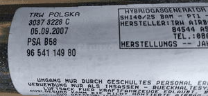 Citroen C4 Grand Picasso kurtyna airbag lewa prawa 5