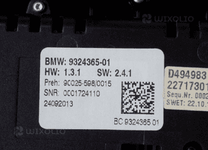 BMW 7 F01 F02 Panel Klimatyzacji 9324365 - 12407 5