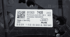 AUDI A3 8V 2012- ZEGAR LICZNIK 8V0920740B 8