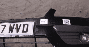Zderzak przód przedni ford focus MK2 2 ii kod lakieru F3 czarny halogeny 2
