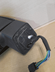 Lusterko lewe 9 pin renault scenic iii do malowania uszkodzony plastik 2