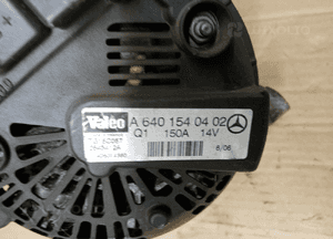 Alternator prądnica Mercedes W169 2.0 CDI A6401540402 4