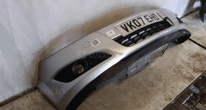 Zderzak przód przedni opel astra h 3 iii lift fl Z157 srebrny halogeny 2