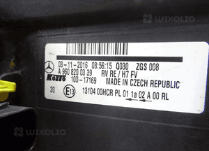 Lampa prawa prawy przód mercedes actros MP4 W960 a9608200339 14