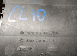 Wkład bagażnika lewarek podnośnik samochodowy Renault Clio III 8200852691 8200225839 9