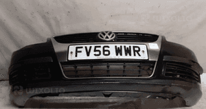 Zderzak przód przedni vw volkswagen passat B6 LC9Z czarny 1