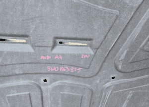 WYGŁUSZENIE MASKI AUDI A4 8W0863825 2