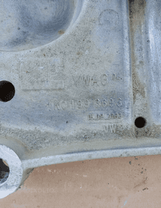 Wózek sanki belka przód Skoda Octavia II 1K0199369G 4