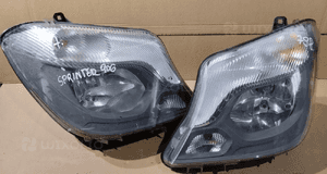 Lampa przód przednia prawa lewa sprinter W906 lift uk 2