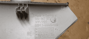 Osłona słupka prawy przód przednia prawa Skoda Superb I 3B0867352 6