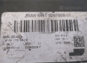 Moduł sterownik klimatyzacji bmw F20 F30 9267958 2