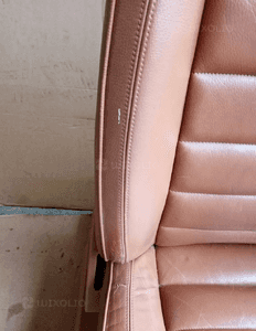 Fotele komplet kanapa boczki skóra ruda elektryczne VW Touareg 7L 6