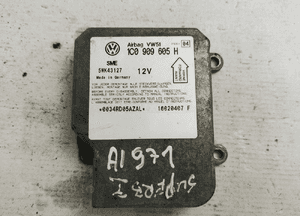 SENSOR MODUŁ AIRBAG 1C0909605H SKODA SUPERB I 1