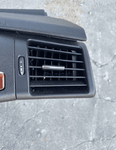 Mercedes R 251 konsola deska kokpit oryginał czarna antracyt kratka dekor panel poduszka air bag 11