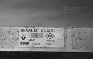 Chłodnica wody RENAULT LAGUNA II 2.0 DCI  8200292771 3