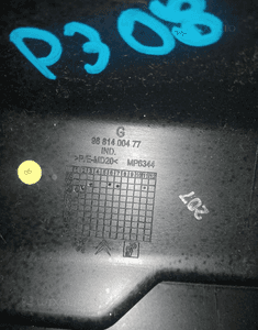 Boczek tapicerka bagażnika lewy tył Peugeot 308 9681400477 5
