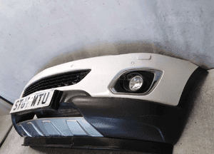 Zderzak przód przedni opel antara lift fl biały spryskiwacze lamp xenon halogeny 4