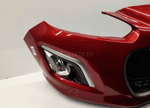 Zderzak przód przedni peugeot 308 lift fl lkrd bordo bordowy halogeny 6