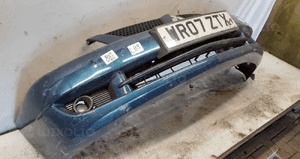 Zderzak przód przedni mitsubishi lancer 7 vii zielony halogeny 2