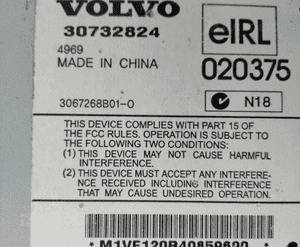 Volvo V50 S40 C30 wzmacniacz tuner 30732486 307732824 31210110 30732824 6